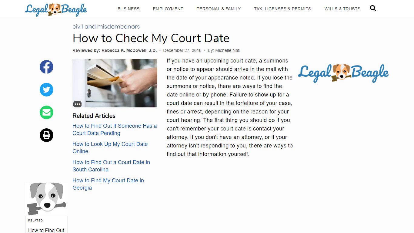 How to Check My Court Date | Legal Beagle